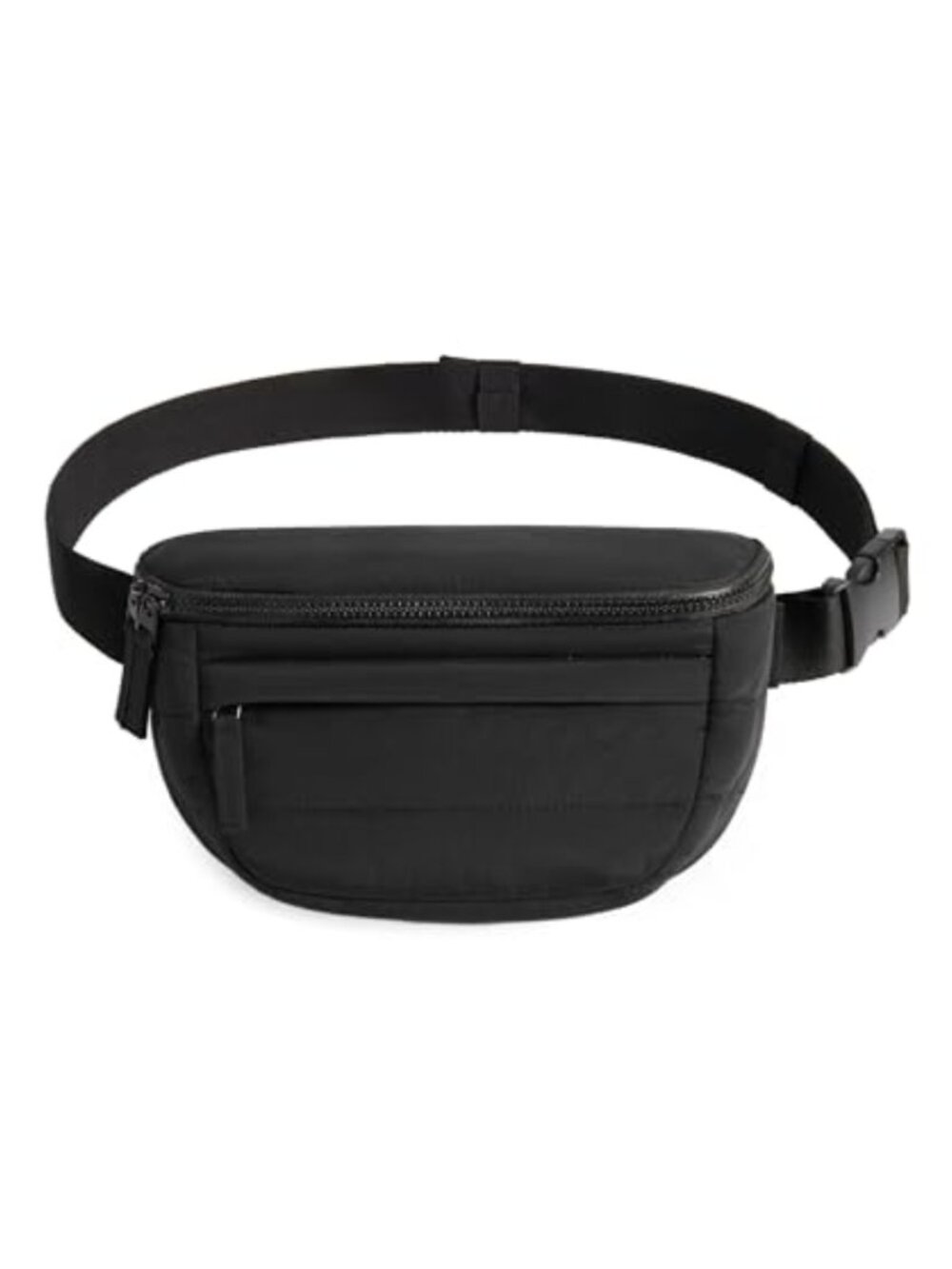 Quilted Puffy Belt Bag Fanny Pack Crossbody with Pockets